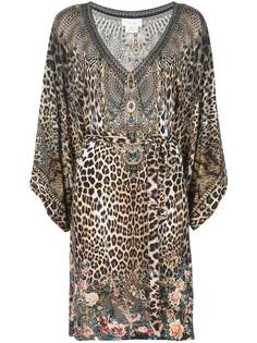 Camilla платье-кафтан с леопардовым принтом