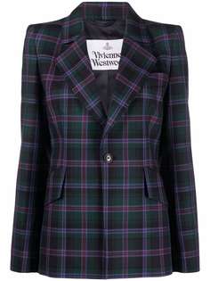 Vivienne Westwood однобортный блейзер в клетку