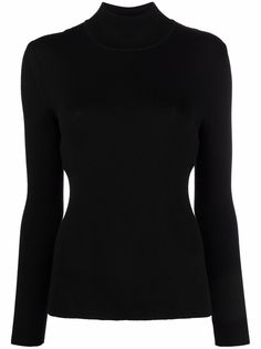 Alberta Ferretti трикотажный топ с высоким воротником