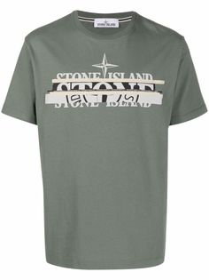 Stone Island футболка с логотипом