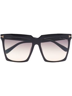 TOM FORD Eyewear солнцезащитные очки Sabrina в квадратной оправе