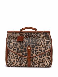 Dolce & Gabbana сумка с леопардовым принтом