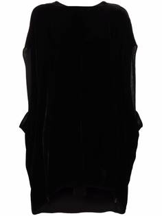 Rick Owens платье-трапеция с короткими рукавами