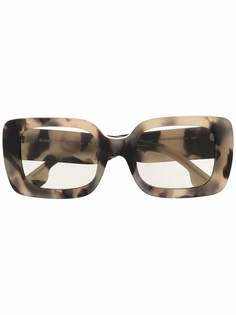 Burberry Eyewear солнцезащитные очки в квадратной оправе