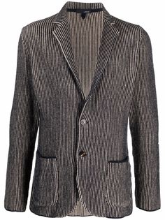 Lardini однобортный пиджак в полоску