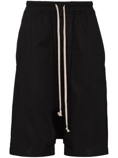 Rick Owens спортивные шорты Pod с низким шаговым швом