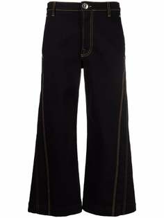 LANVIN укороченные джинсы широкого кроя