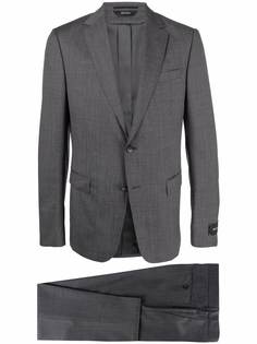 Z Zegna шерстяной костюм в клетку