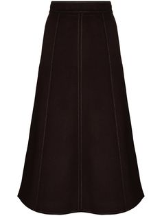 Materiel юбка миди А-силуэта