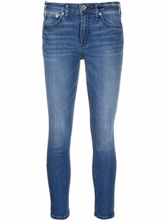 Rag & Bone джинсы скинни Cate средней посадки