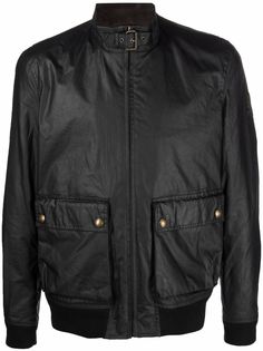 Belstaff байкерская куртка с накладными карманами