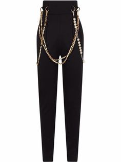 Dolce & Gabbana зауженные брюки с цепочками