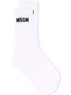 MSGM носки с логотипом