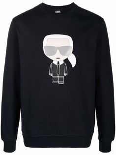 Karl Lagerfeld толстовка Ikonik с круглым вырезом