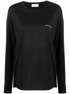 Alexandre Vauthier футболка с длинными рукавами и логотипом