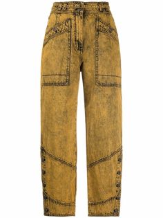 Ulla Johnson прямые джинсы из вареного денима