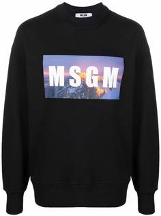 MSGM толстовка с логотипом