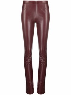 LIU JO брюки bootcut из искусственной кожи