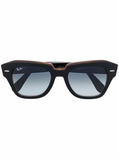 Ray-Ban солнцезащитные очки State Street в квадратной оправе