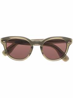 Oliver Peoples солнцезащитные очки в круглой оправе