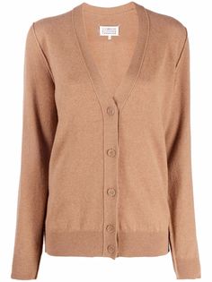 Maison Margiela кашемировый кардиган с V-образным вырезом