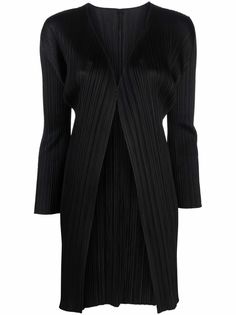 Pleats Please Issey Miyake плиссированный кардиган