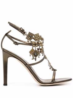 Giuseppe Zanotti декорированные босоножки Amira с ремешками