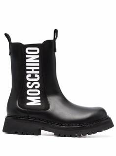 Moschino ботинки с логотипом