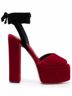 Alexandre Vauthier бархатные босоножки