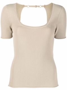 Jacquemus топ La maille Lera с открытой спиной