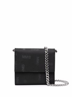 MM6 Maison Margiela кошелек с откидным клапаном и цепочкой