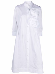 Simone Rocha платье с цветочной аппликацией