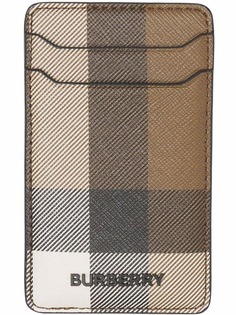 Burberry клетчатый чехол для iPhone 12 Pro с отделениями для карт