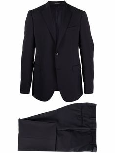 Emporio Armani костюм с однобортным пиджаком