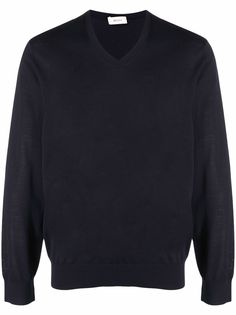 Z Zegna шерстяной джемпер с V-образным вырезом