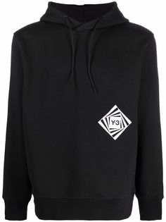 Y-3 худи с графичным логотипом