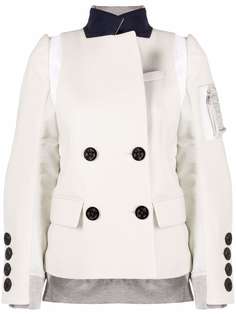 sacai двубортная куртка