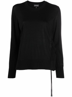 Emporio Armani джемпер со сборками