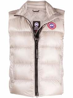 Canada Goose дутый жилет с нашивкой-логотипом