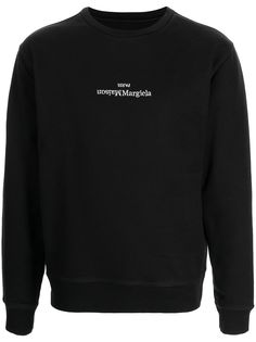 Maison Margiela толстовка с вышитым логотипом