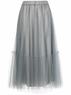 Fabiana Filippi расклешенная юбка с эластичным поясом