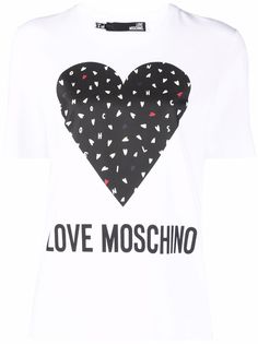 Love Moschino футболка с принтом