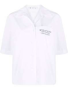 Off-White рубашка с короткими рукавами