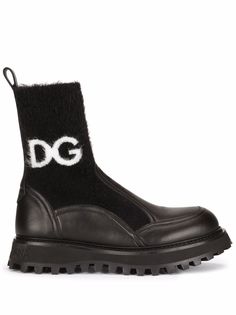 Dolce & Gabbana ботинки на рифленой подошве