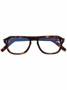 Cutler & Gross очки-авиаторы черепаховой расцветки