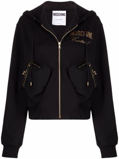 Moschino худи Archive Purses на молнии