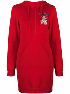 Moschino платье-худи Teddy Bear