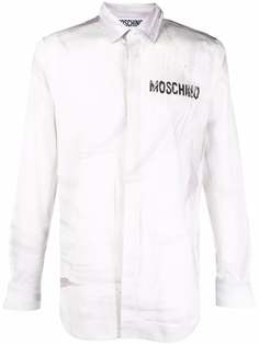 Moschino рубашка с эффектом разбрызганной краски