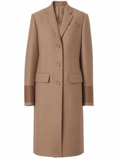 Burberry пальто строгого кроя