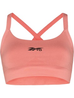 Reebok x Victoria Beckham спортивный бюстгальтер с логотипом